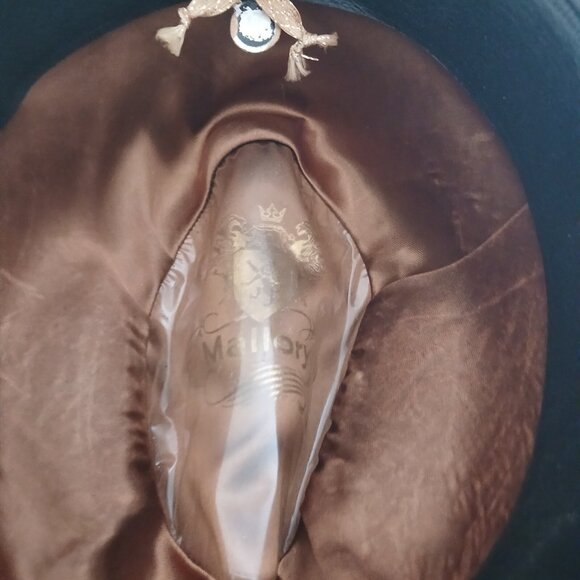 Vintage MALLORY Sam Snead Hat Fedora Style 6 7/8 Black Made in Canada Lined - Picture 13 of 16